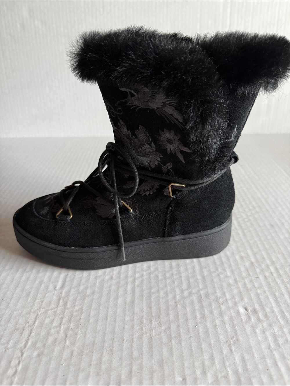 NWOT Johnny Was Freja Moon Boot In Black - Picture 4 of 13